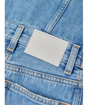 MM6 Maison Margiela Girls Sleeveless Denim Dress in Blue français