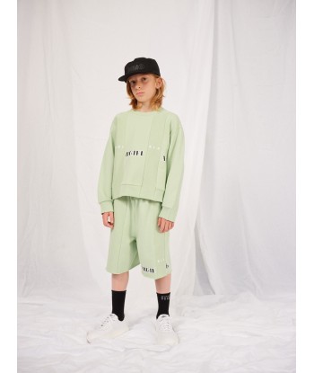 MM6 Maison Margiela Kids Logo Sweatshirt in Green votre