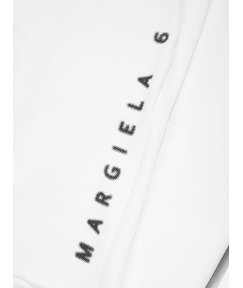 MM6 Maison Margiela Kids Logo Shorts in White Jusqu'à 80% De Réduction