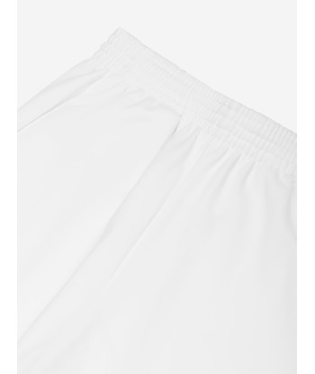 MM6 Maison Margiela Kids Wide Leg Joggers in White commande en ligne