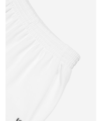 MM6 Maison Margiela Kids Logo Shorts in White Jusqu'à 80% De Réduction