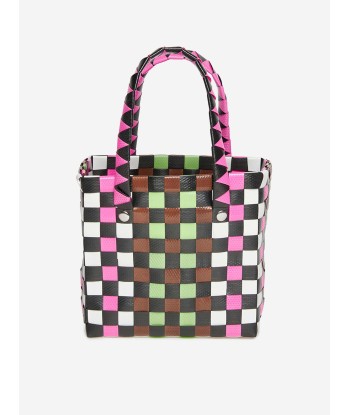 MARNI Girls Woven Micro Basket Bag in Pink (14cm) Par le système avancé 