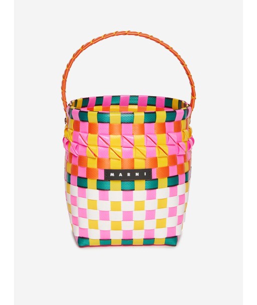 MARNI Girls Woven Pod Bag in Multicolour (16cm) Paris Déstockage Promo