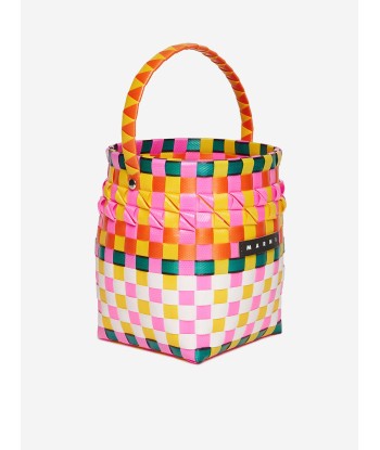 MARNI Girls Woven Pod Bag in Multicolour (16cm) Paris Déstockage Promo