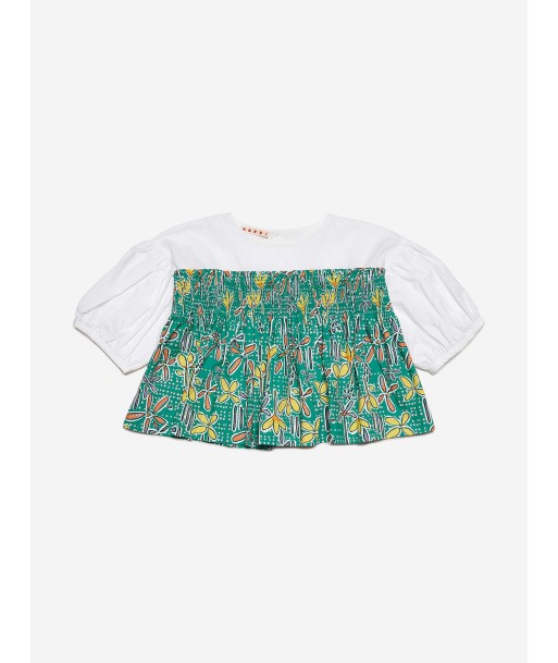 MARNI Grils Carioca Print Shirt in Green Par le système avancé 