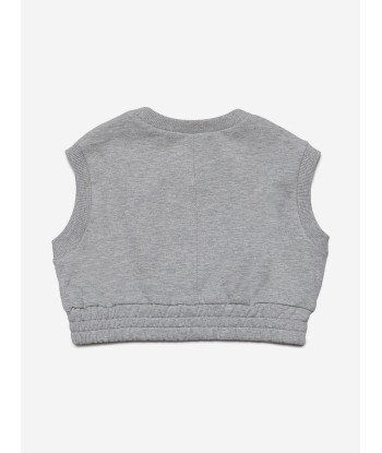 MARNI Girls Sleeveless Sweatshirt in Grey la colonne vertébrale