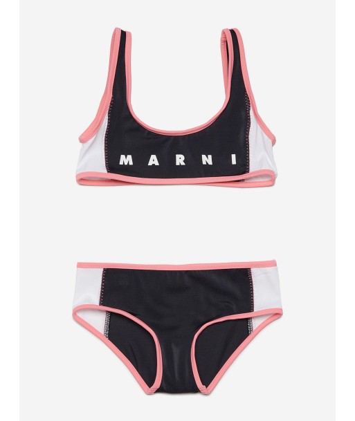 MARNI Girls Logo Bikini in Black français