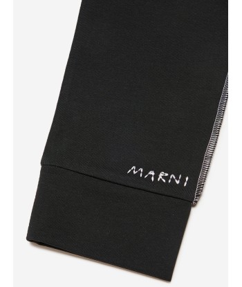 MARNI Girls Logo Leggings in Black pas cher 