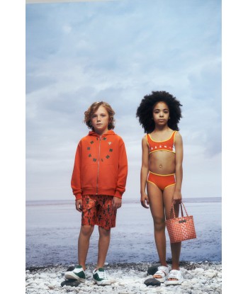 MARNI Girls Logo Bikini in Orange en ligne