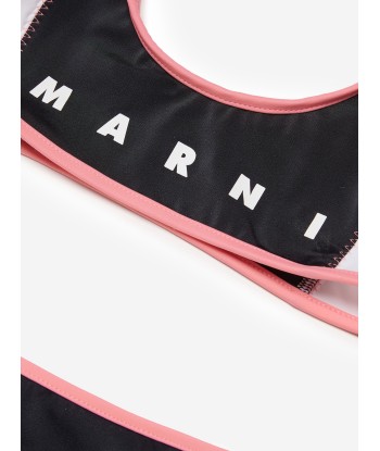 MARNI Girls Logo Bikini in Black français