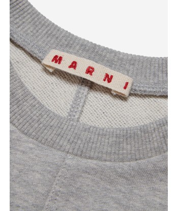 MARNI Girls Sleeveless Sweatshirt in Grey la colonne vertébrale