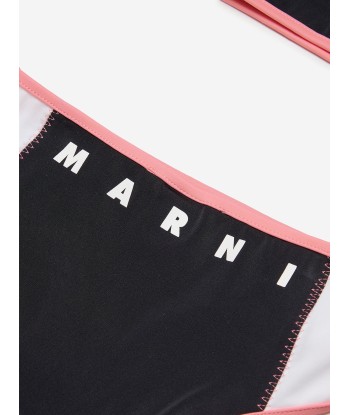 MARNI Girls Logo Bikini in Black français