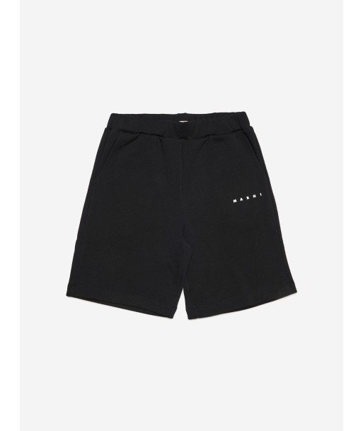 MARNI Kids Logo Shorts in Black outlet