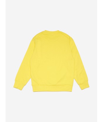 MARNI Kids Logo Sweatshirt in Yellow en ligne