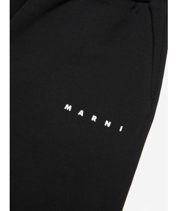 MARNI Kids Logo Shorts in Black outlet