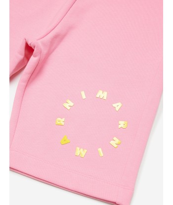 MARNI Kids Round Logo Shorts in Pink meilleur choix