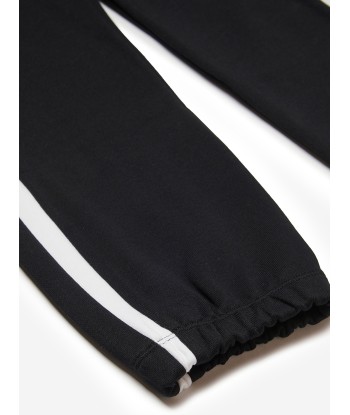 MARNI Kids Stripe Logo Joggers in Black Fin de série