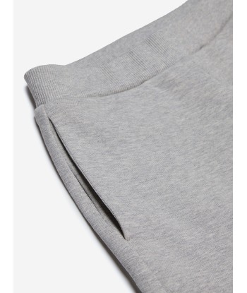 MARNI Kids Round Logo Shorts in Grey en stock