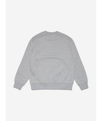 MARNI Kids Roung Logo Sweatshirt in Grey Pour