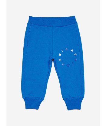 MARNI Baby Round Logo Joggers in Blue chez Cornerstreet bien 