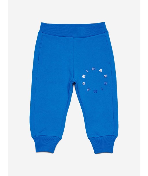 MARNI Baby Round Logo Joggers in Blue chez Cornerstreet bien 