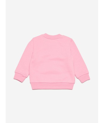 MARNI Baby Girls Round Logo Sweatshirt in Pink livraison gratuite