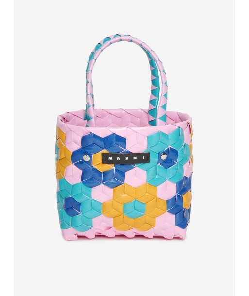 MARNI Girls Sunflower Woven Bag in Pink (17.5cm) En savoir plus