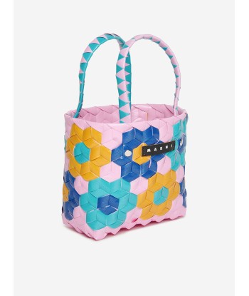 MARNI Girls Sunflower Woven Bag in Pink (17.5cm) En savoir plus