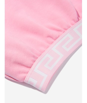 Versace Girls Logo Hoodie in Pink meilleur choix