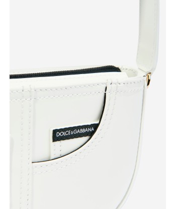 Dolce & Gabbana Girls Leather Logo Shoulder Bag in Ivory (18cm) 50-70% off 