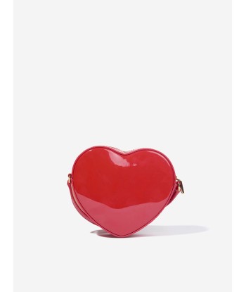 Dolce & Gabbana Girls Leather Heart Crossbody Bag in Red (20cm) Toutes les collections ici